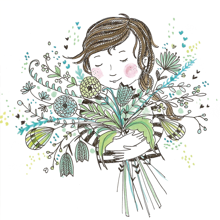green flowers for you