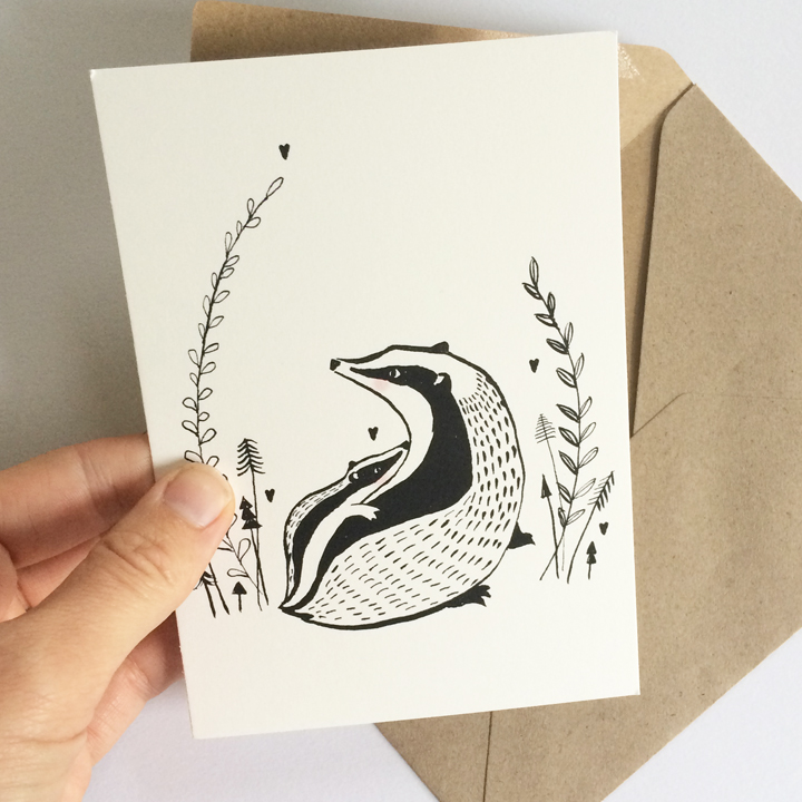 das met jong postcard