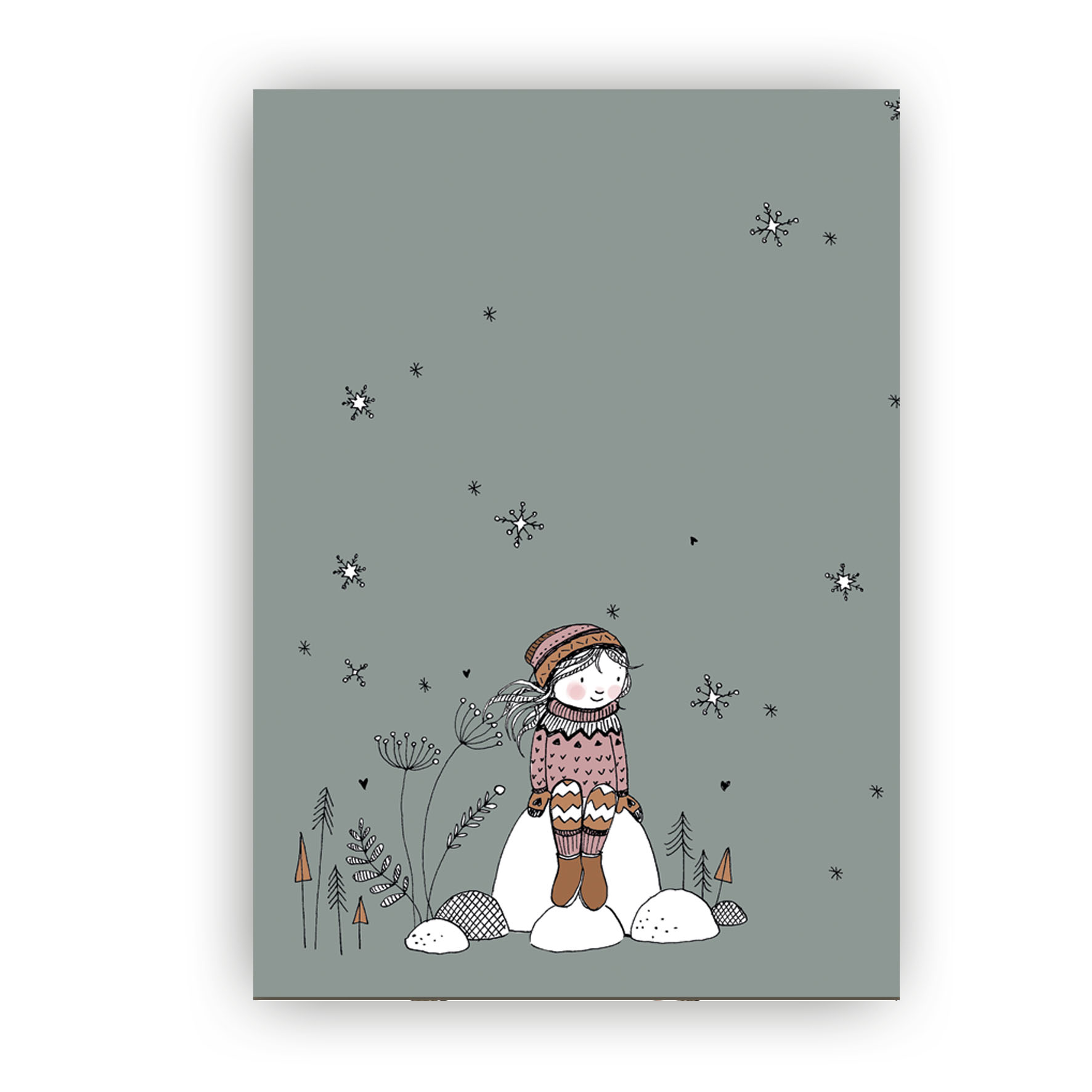 cute wintergirl schattig