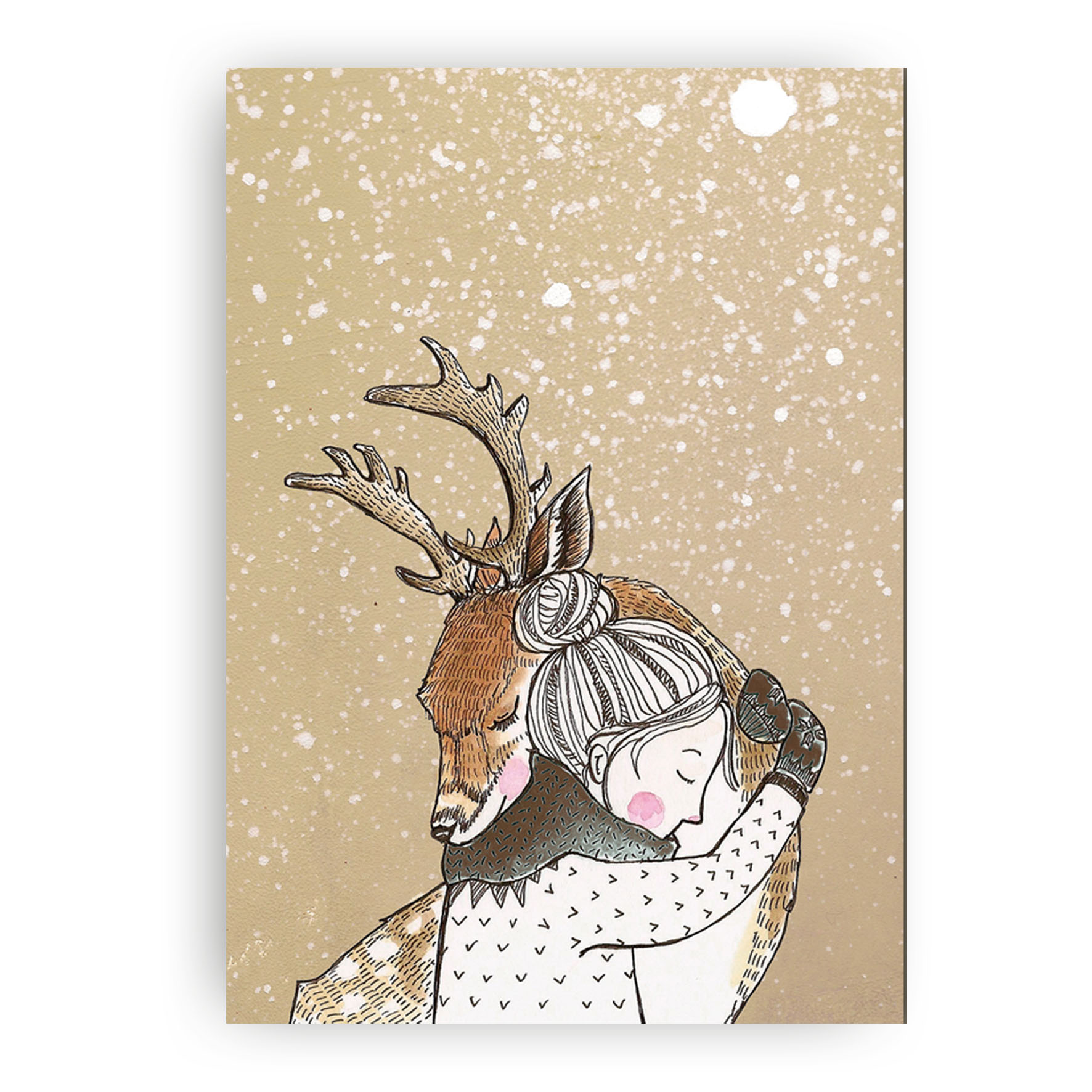 deer hert knuffel hug love you my deer